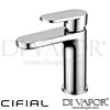 Cifial Style H 20C Single Lever Washbasin Tap Drainer 1F Spare Parts